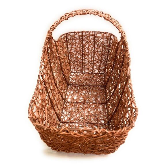 Vintage Vine Basket Artsy Bird’s Nest Handwoven Natural Material - Picture 4 of 8